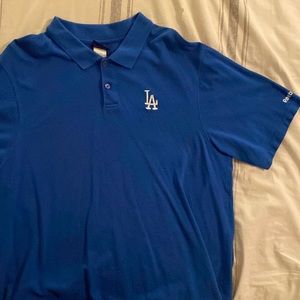 Reebok Dodgers mens polo